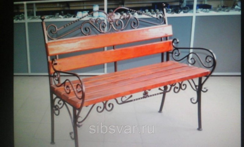 Садовые лавочки холодная ковка