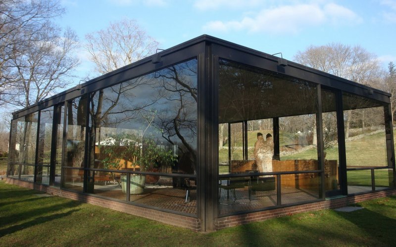 Филип Джонсон Glass House