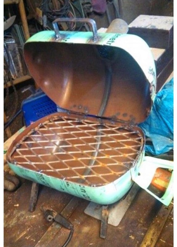 Гриль из баллона от фреона