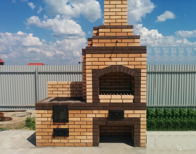 Барбекю из кирпича