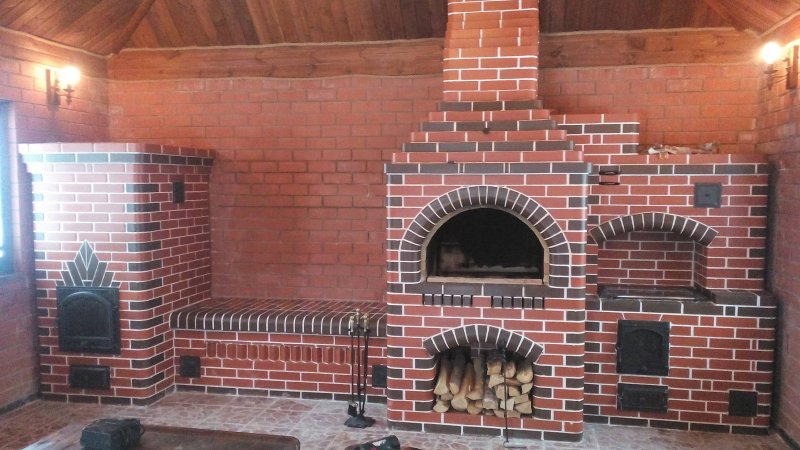 Мангальные комплексы из кирпича