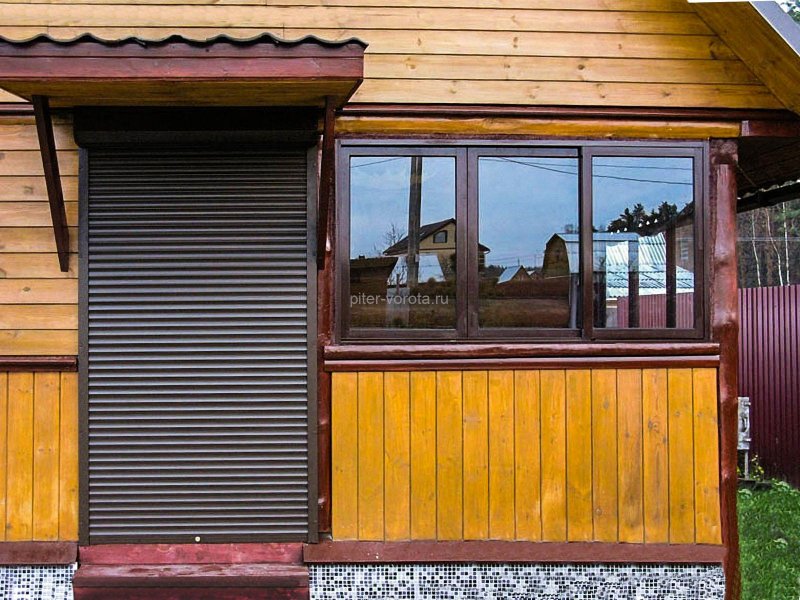 Рольставни на двери наружные