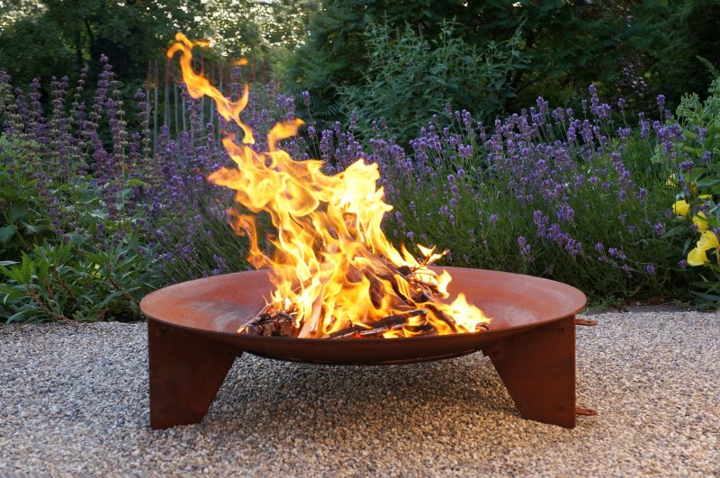 Уличный камин Corten