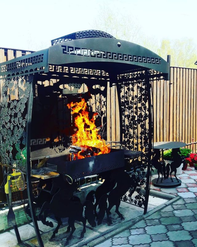 Мангал плазменная резка