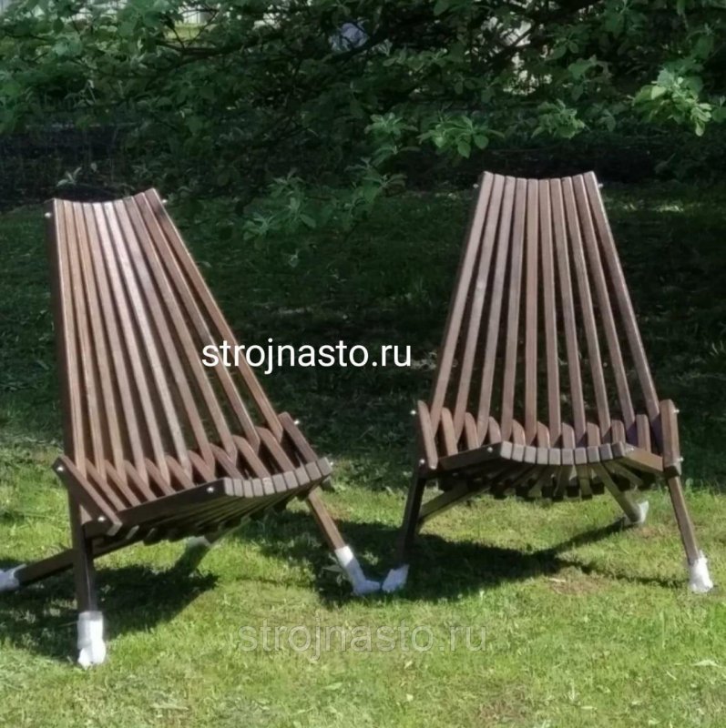 Деревянные лежаки для дачи