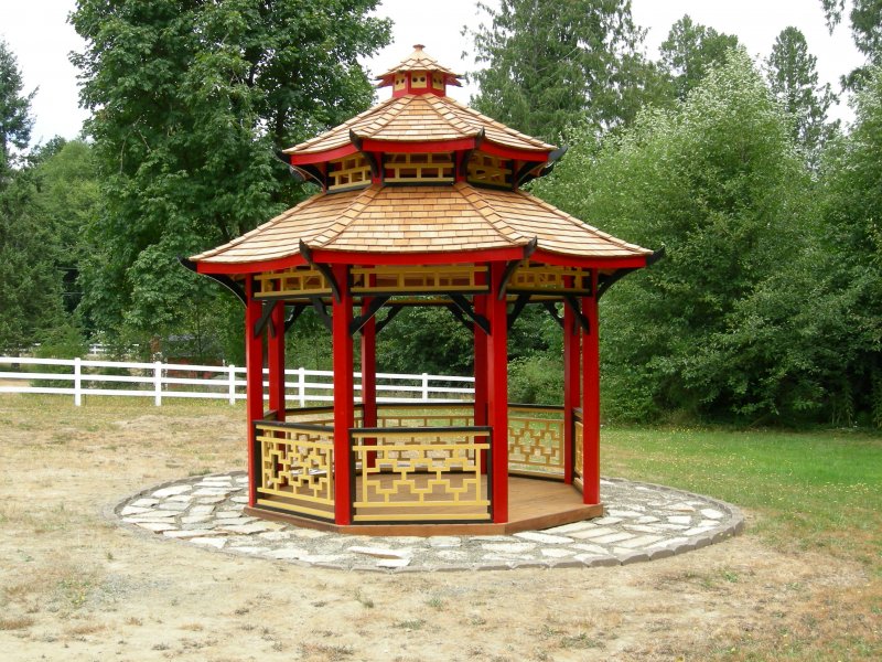 Беседка китайская пагода