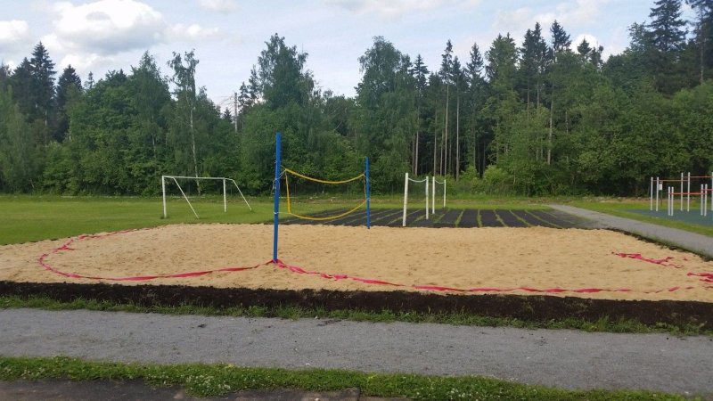 Площадка бадминтон оборудование