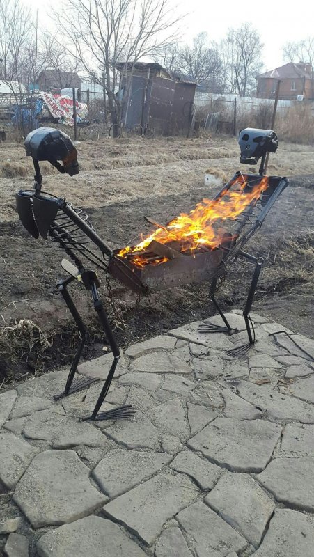 Мангал скелеты