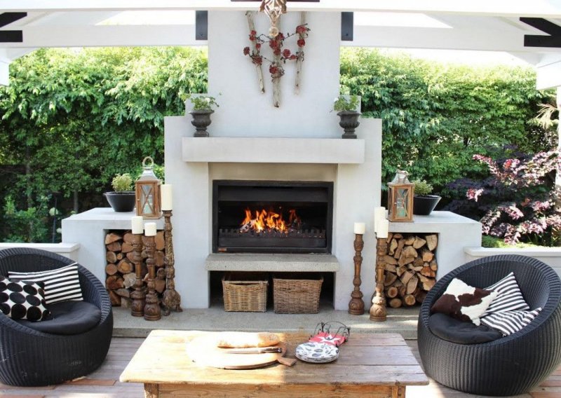 Камин уличный Fireplace
