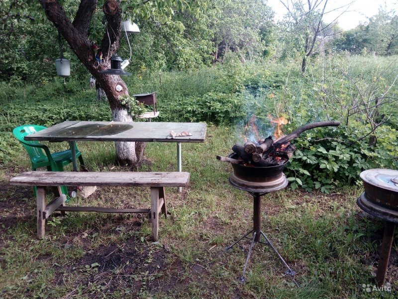 Ножки для мангала из дисков