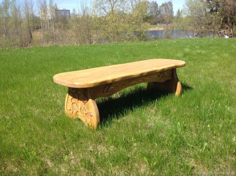 Скамейки из дерева