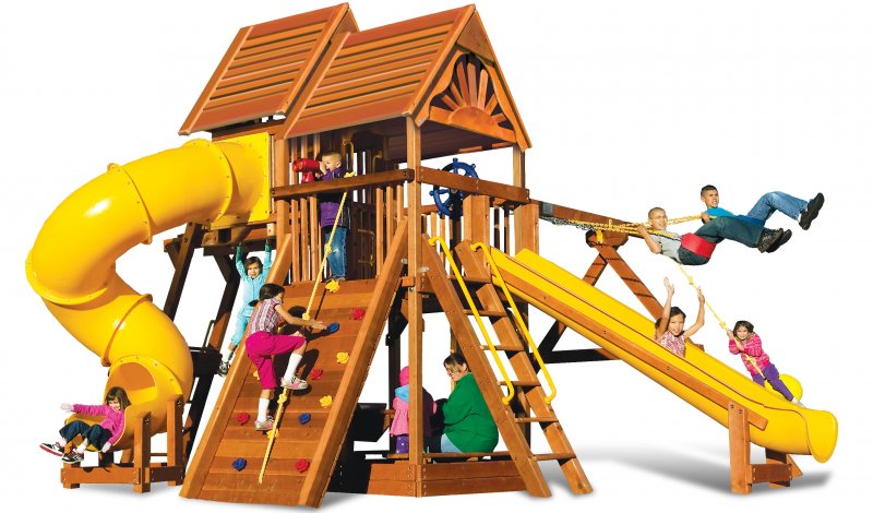 Спортивно-игровой комплекс Rainbow Play Systems Sunshine Castle III ryb Light
