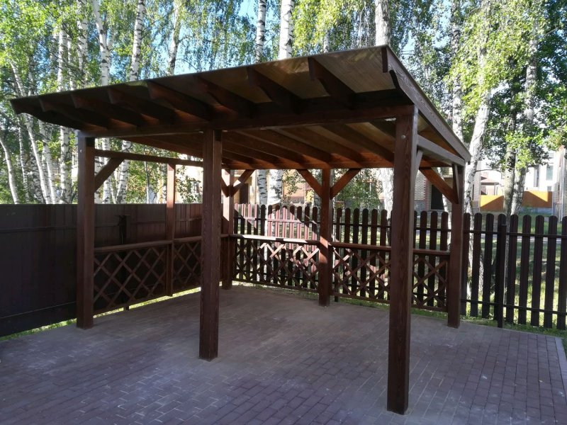Пергола из лиственницы