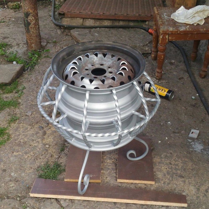 Поделки из автодисков