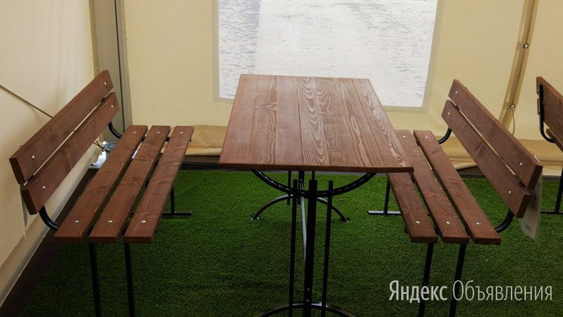 Комплект деревянной садовой мебели