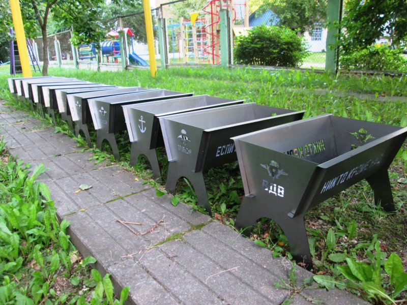Мангал корабль плазма 3d
