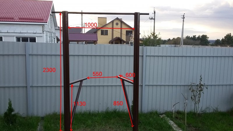 Турник мобильный сборно-разборный СВС-70