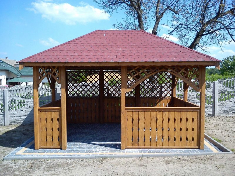 Беседки из дерева