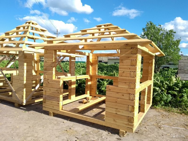 Беседка из 100 бруса