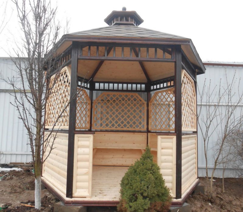 Беседка шестигранная