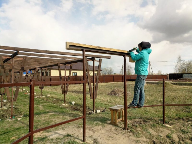 Пергола Берсо в ландшафтном дизайне