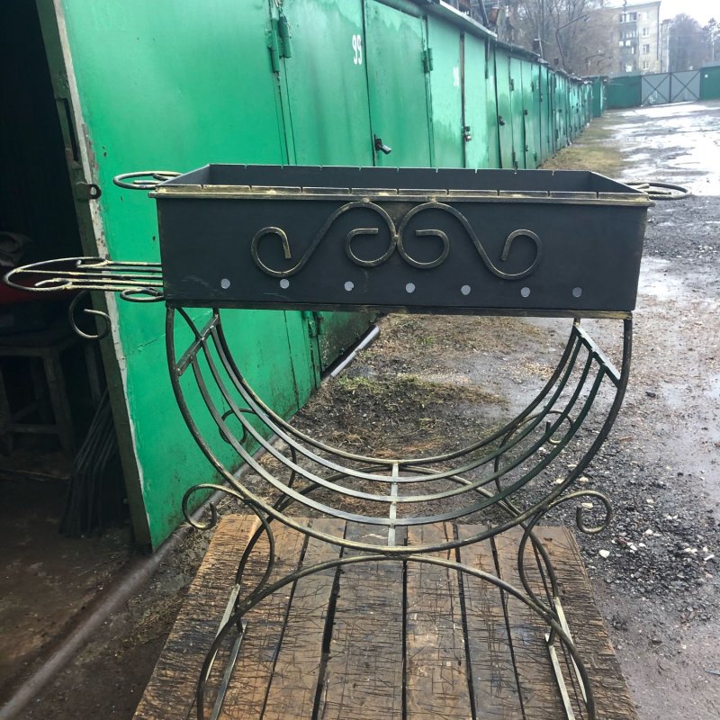 Мангал piktime дачный-700 с откидными полками