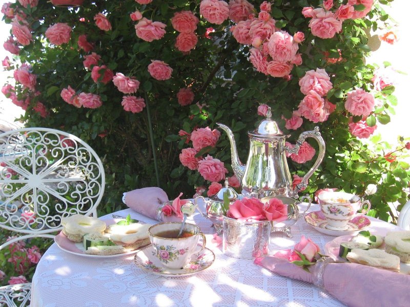Tea Party aesthetic girl