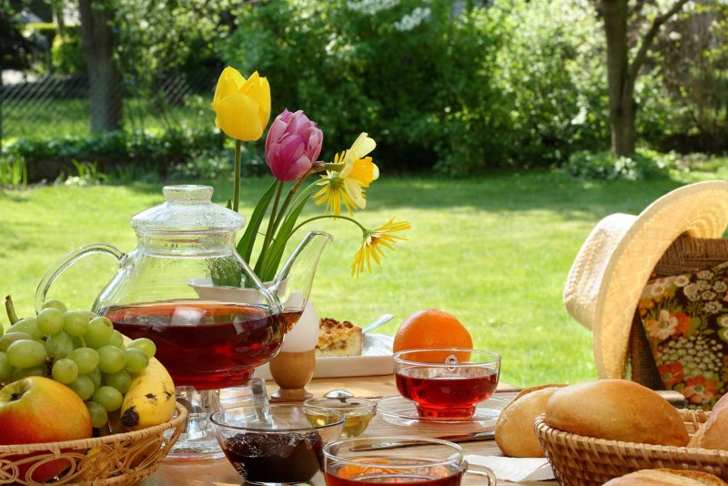 Breakfast Tea в саду