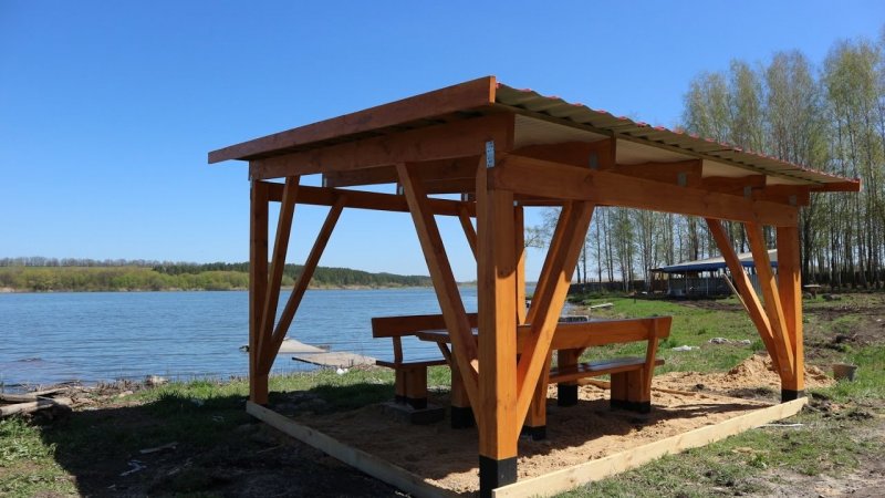 Соломино беседки на воде