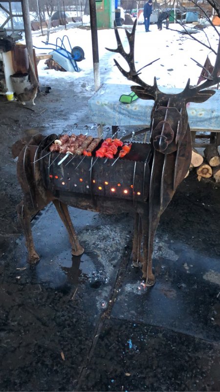 Мангал олень Firewood