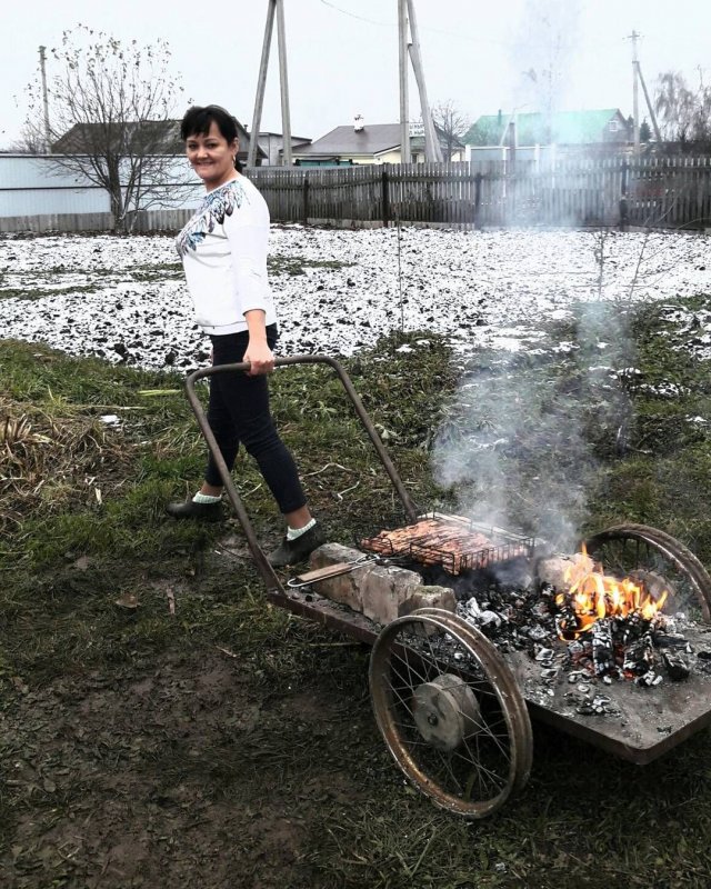 Прикольные шашлычные мангалы