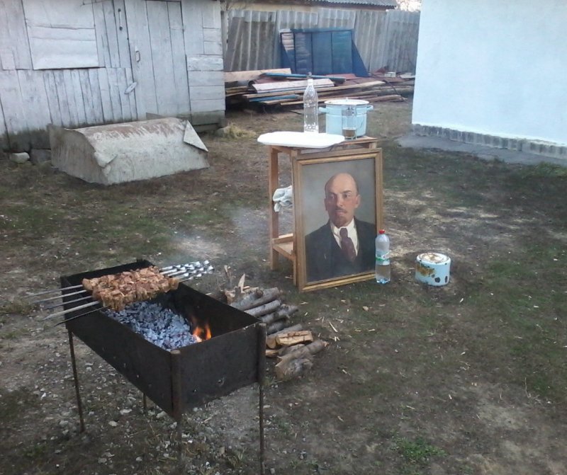 Сварные фигуры из металлолома