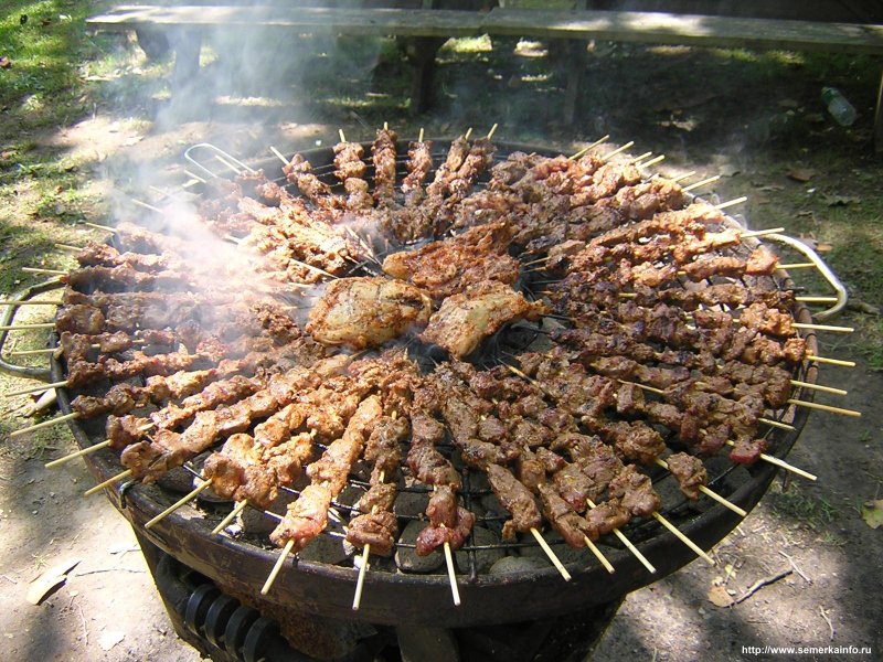 Кованые мангалы с скелетами