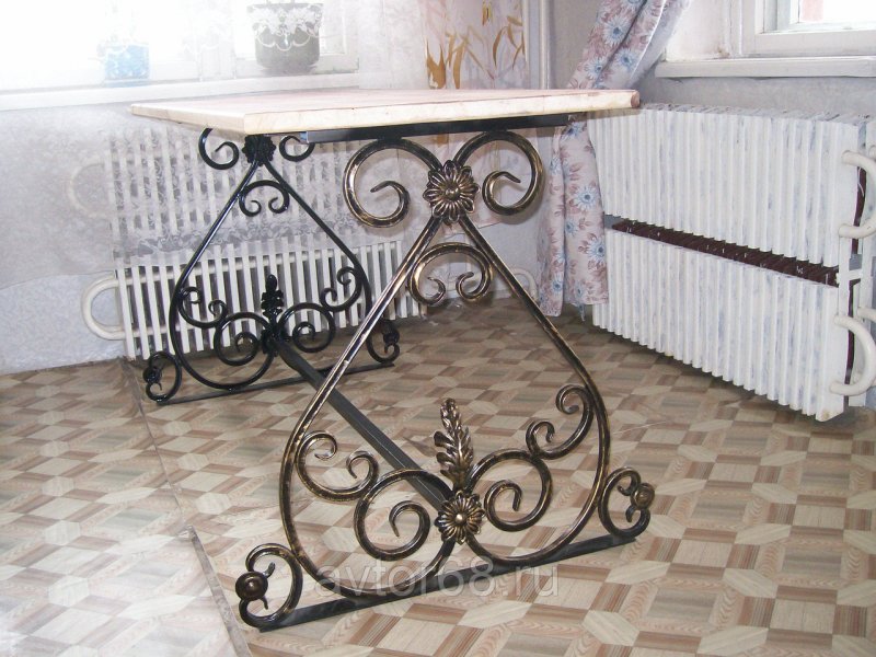 Кованое подстолье