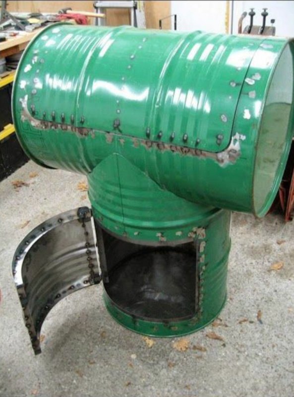 Коптильный мангал Barrel