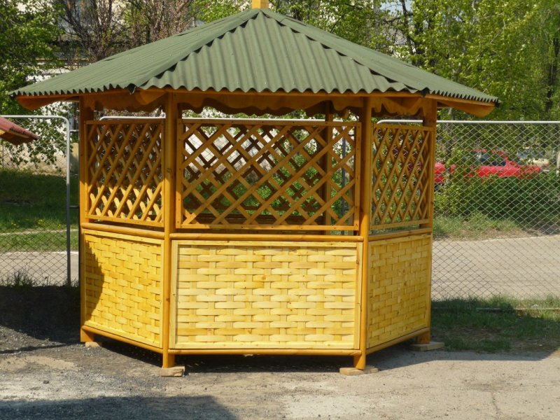 Деревянные беседки