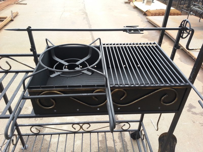 Подставка под казан "Grillkoff", 13 х 40 х 61 см