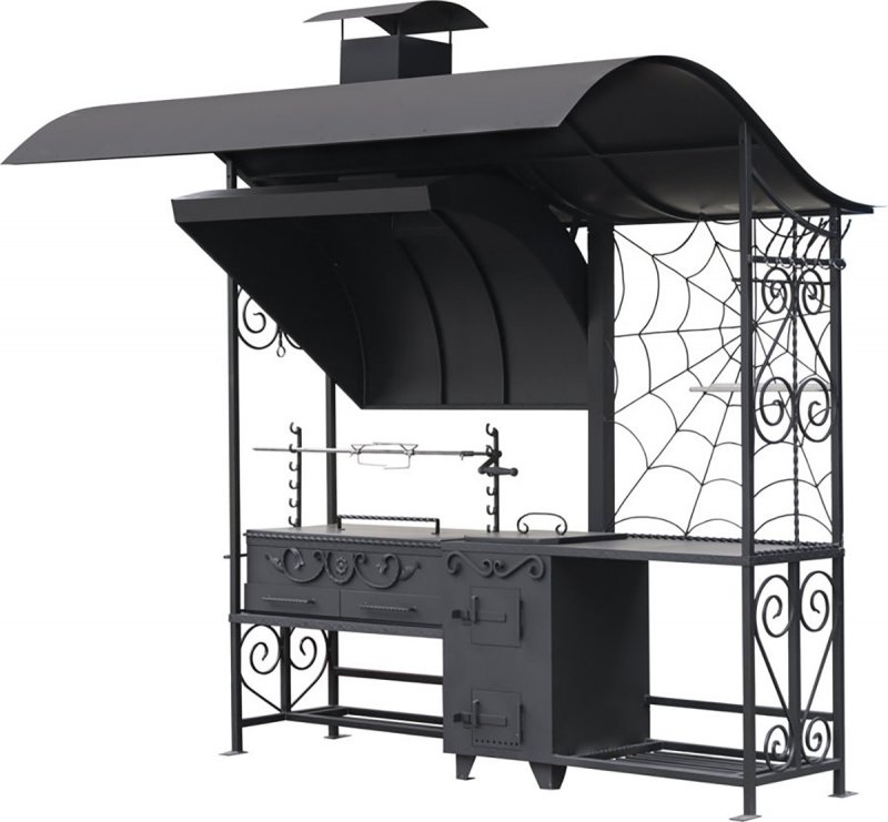 Угольный гриль go Garden Grill-Master 48, 90х58,5х106 см