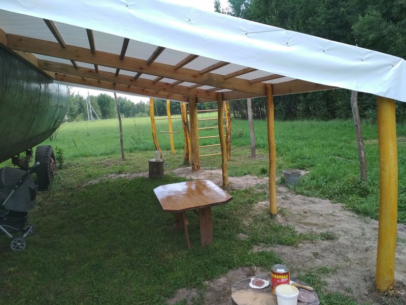 Временный навес