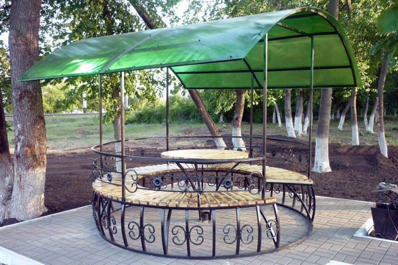 Беседки из металла