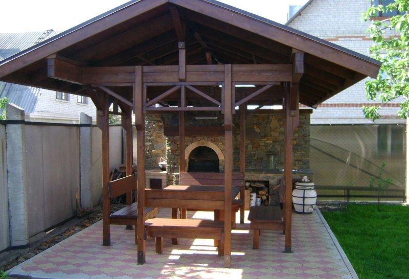 Шашлычная беседка