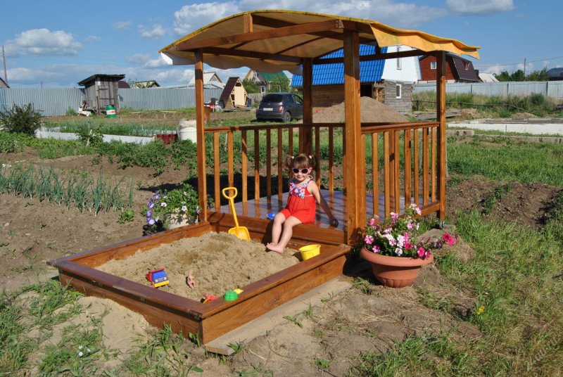 Песочница детская для дачи