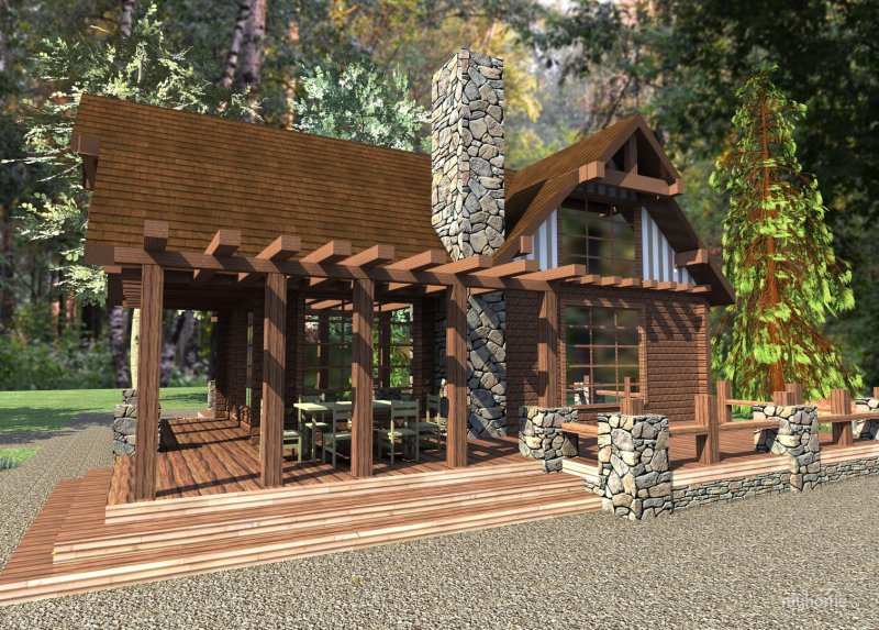 Timberframe беседка
