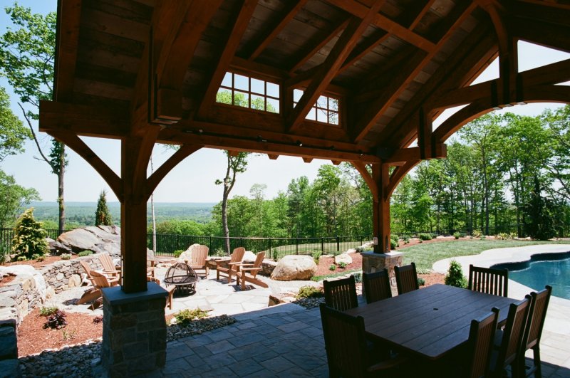 Беседка Post and Beam