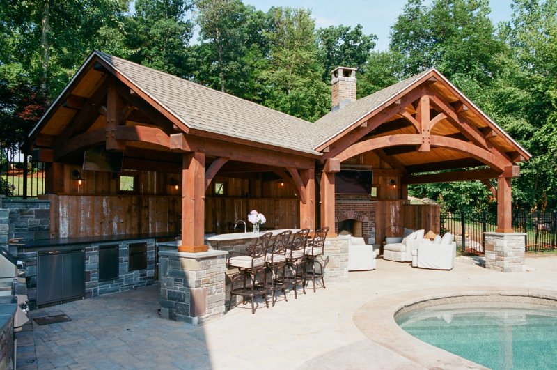 Timber frame Gazebo Patio Pavilion