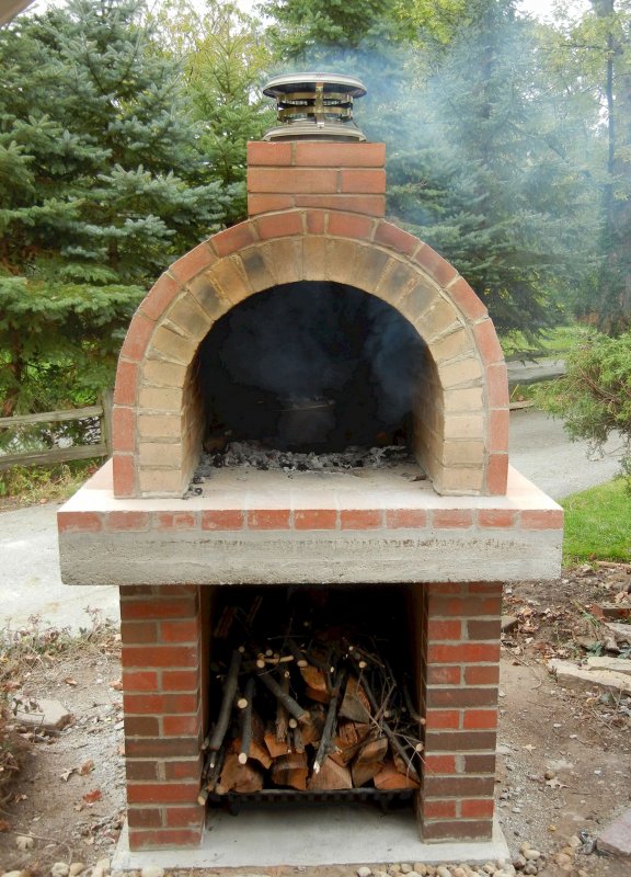 Шашлычная из кирпича