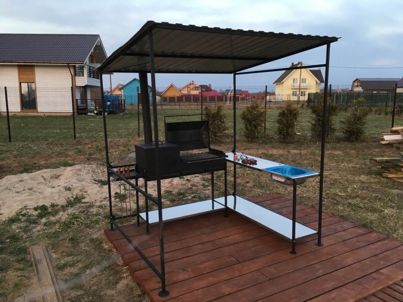 Площадка под мангал