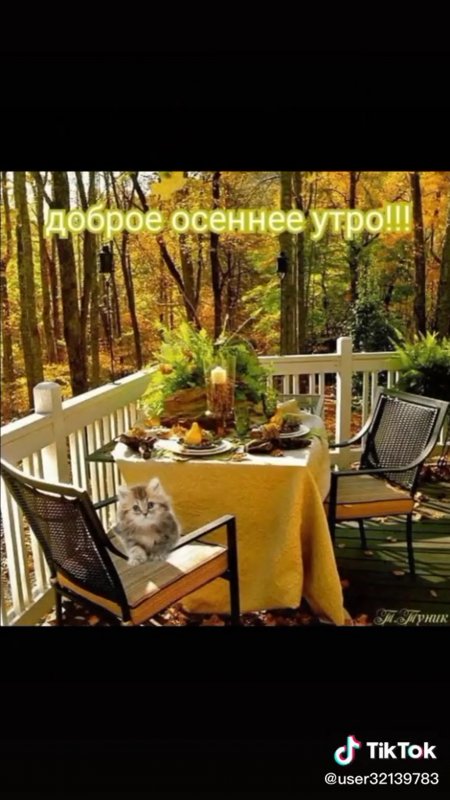 Осенняя веранда