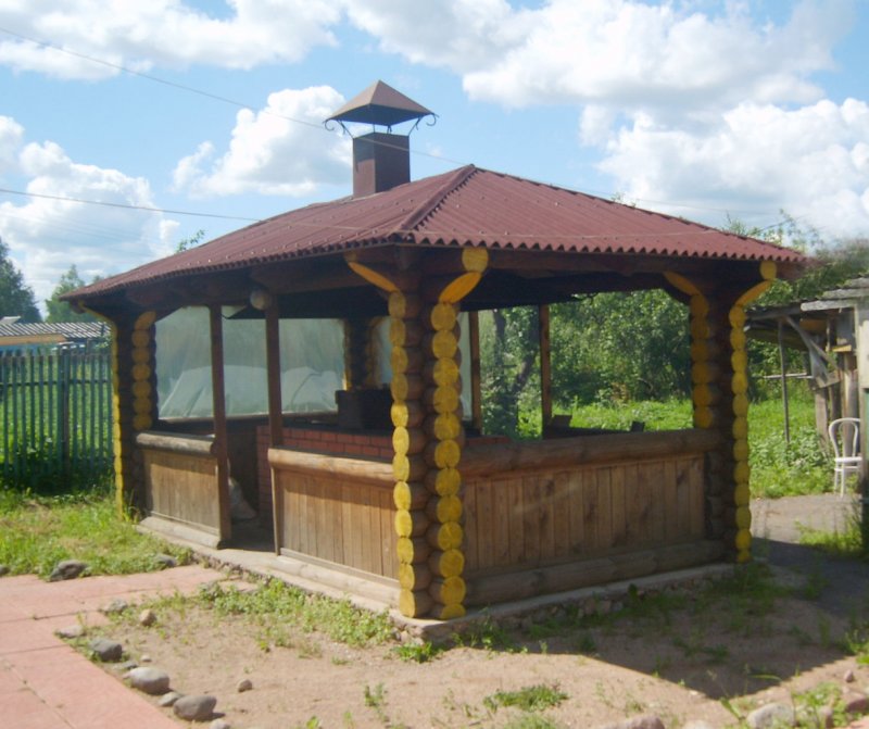 Беседка из фортана
