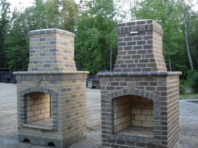 Мангал из кирпича с казаном